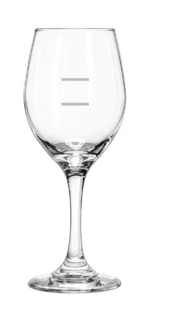 Libbey Perception Wine Glasses with Double Pour Line 325ml (Pack of 12)